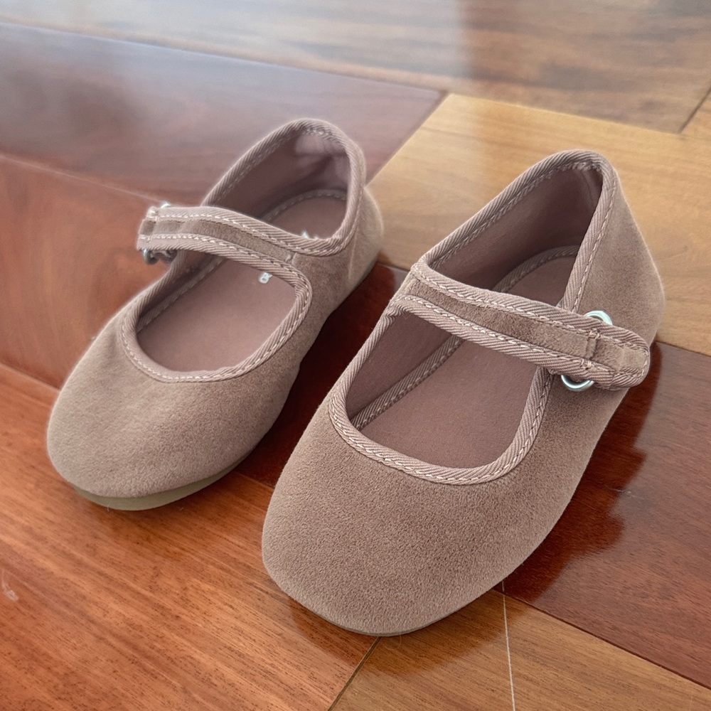 Zara Kids Dark Blush Mary Jane Dress Shoes